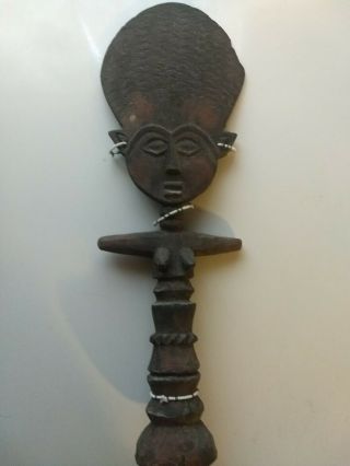 Wooden African Fertility Doll