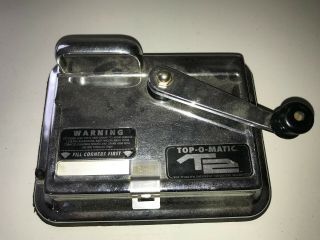 Top O Matic T2 Cigarette Rolling Machine Hand Powered Tobacco Injector