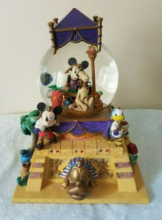 Rare Disney Fab 5 Egyptian Snowglobe " Minnie 
