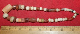 Small Strand Of Neolithic Stone Beads 4