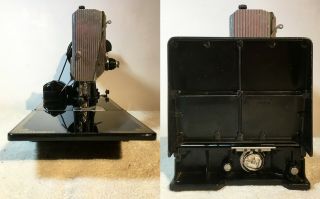 Lovely 1951 SINGER FEATHERWEIGHT 221 - 1 Sewing Machine CASE Buttonholer,  more NJ 4