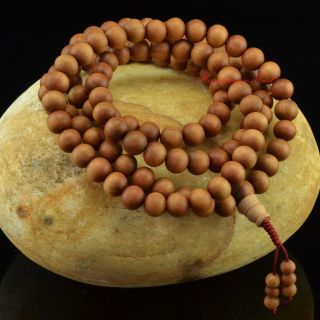 10 Mm Aromatic Sandalwood 108 Beads Tibetan Buddhist Meditation Prayer Japa Mala