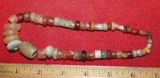 Small Strand Of Neolithic Stone Beads 3