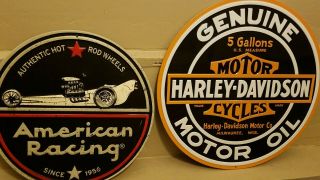 Harley - Davidson Embossed Timeless Vintage Motorcycle Tin Sign