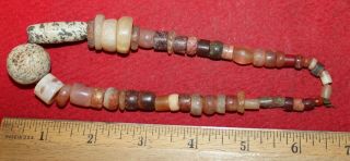 Small Strand Of Neolithic Stone Beads 1