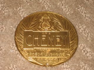 Old Antique Cheney Talking Machine Chicago Coin Token Machine Part