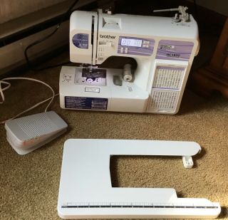 Brother Sewing Machine With Extension Piece Model Hc1850