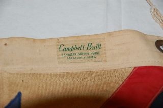Yacht Club Burgee (boat flag) Vintage Campbell - built 2