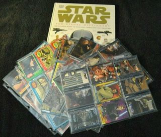 Star Wars Trading Cards,  100,  Star Wars The Visual Dictionary.