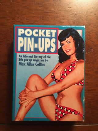 Pocket Pin - Ups Trading Card Set Betty Page Jayne Mansfield Marilyn Monroe