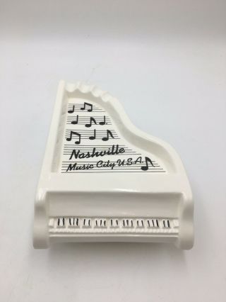 Vintage Nashville Music City Usa Piano Ash Tray