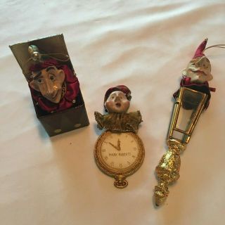 Mark Roberts Jester Christmas Ornaments Watch Jack In The Box Lantern