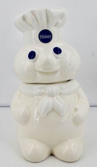 Vintage 1988 Pillsbury Doughboy 12 " Ceramic Cookie Jar