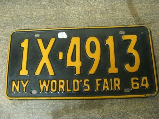 1964 64 York Ny License Plate World 