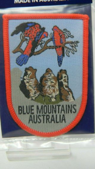 From The Blue Mountains Australia Souvenir Badge/patch - Sew On -