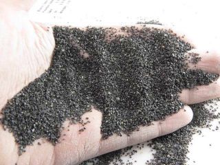 A Natural Black Tourmaline Crystal Stone Specimen Chips Sand Powder Healing