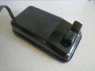 Black Singer 301A SHORT BED Slant Sewing Machine pedal carry case 11