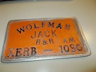 Car Club Plaque Wolfman Jack Xerb 1090 Am Rock Roll American Graffiti 1932 A & W