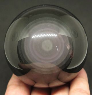 65mm 11.  9oz Natural Rainbow Obsidian Crystal Sphere Ball