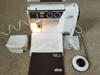 Elna Stella Air Electronic Type 57 Sewing Machine Portable Handle