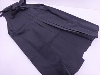 70585 Japanese Kimono / Vintage Mens Andon Hakama (skirt Type) For Summer / Wov