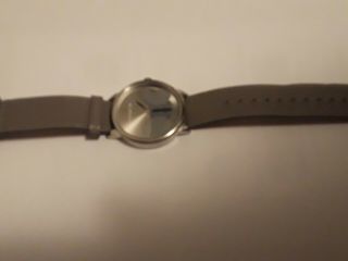 Disney X Coach Dumbo Watch Limited Edition Pewter Gray Leather Band
