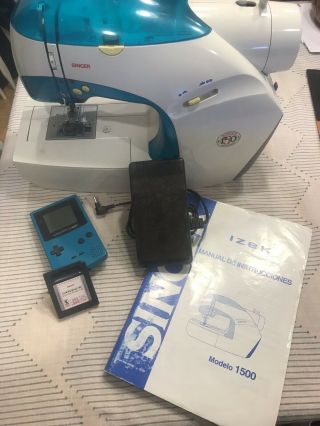 Singer Izek 1500 Gameboy Operated Sewing Machine,  Gameboy,  Sewing Software,