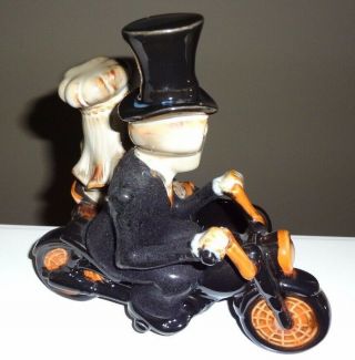 Yankee Candle Boney Bunch 2010 Motorcycle TL/H NWT Retired 4