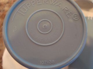 Vintage Tupperware Pink Teal Blue Gray Set 12 Plastic Tumblers 3 sizes 6