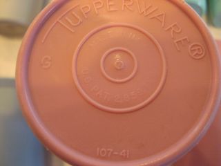Vintage Tupperware Pink Teal Blue Gray Set 12 Plastic Tumblers 3 sizes 7