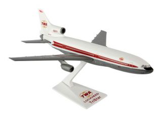 Flight Miniatures Twa L - 1011 Twin Globe Desk Top Display 1/250 Model Airplane