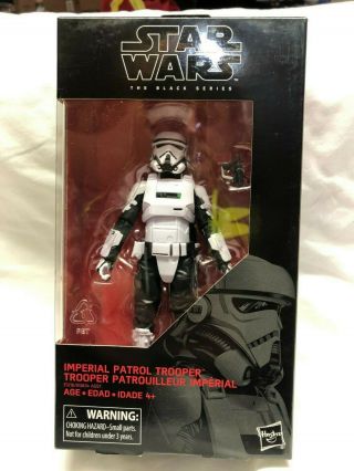 Hasbro Star Wars Black Series 6 " Inch 72 Imperial Patrol Trooper Action Figure