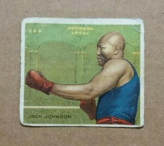 Jack Johnson,  Boxer,  Hassan Cigarettes Tobacco Card,  1910 - 1911