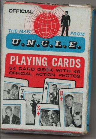 1965 Metro Goldwyn Mayers Inc.  Man From U.  N.  C.  L.  E.  Playing Cards