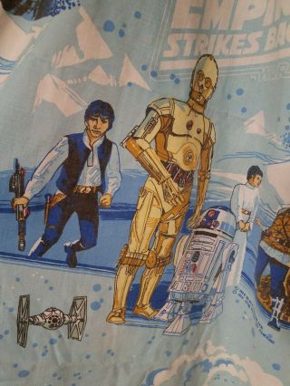 Star Wars The Empire Strikes Back 1979 Black Falcon Ltd twin bed Sheet 5