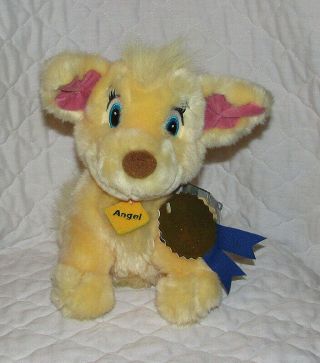 Disney Store Lady And The Tramp 2 Plush Angel Dog W/ Tag Best Of Show Rare