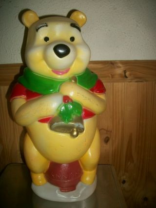 Vintage Disney Winnie The Pooh Santa 