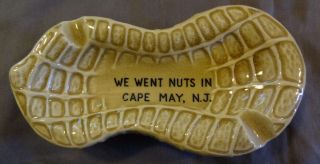 Vintage Cape May Nj Ceramic Ash Tray - - - 5.  5 " X 2.  75 " X 1.  25 "