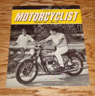 1965 Bsa Motorcycle Sales Brochure 65 Motorcyclist