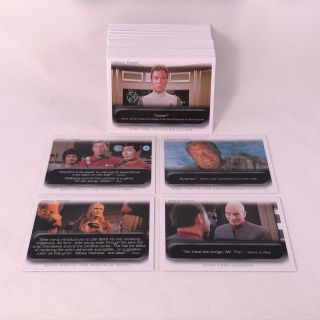 Star Trek: The Quotable Star Trek Movie Rittenhouse 2010 Complete 90 Card Set