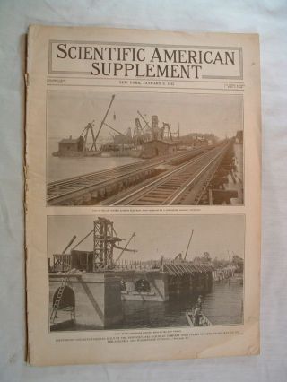 Scientific American S - 1/9 1915 - Jupiter - X - Ray Spectrometer - Pa Railroad Viaducts
