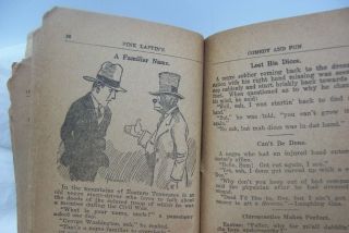 1900 ' s Pink Laffin ' s Coontown Comedy & Fun Book Black Americana 4