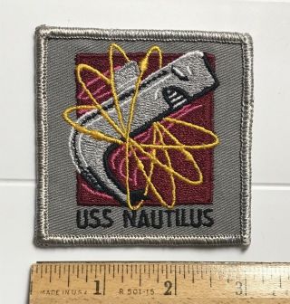Uss Nautilus Memorial Submarine Force Library Museum Ssn - 571 3 " Patch Groton Ct