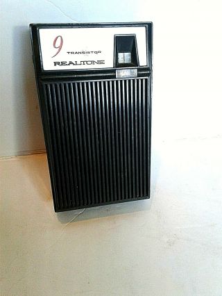 Vintage Realtone 9 Transistor Radio