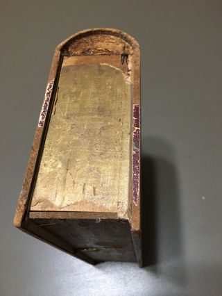 Antique Wooden Cigar Box Shaped Like a Book Henry Longfellow Fact 103 PA 7