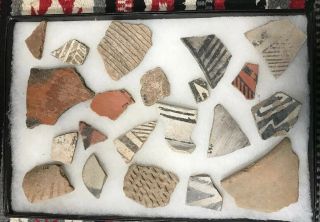 Mlc 1700 (20, ) Anasazi Pottery Shards Artifact Relics From Mexico Arizona