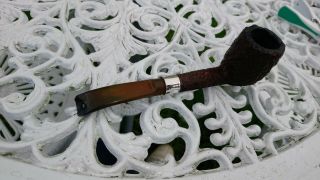 Vintage Donegal Rocky,  A.  Peterson Of Dublin Ireland 53.  Pipe Hallmarked.