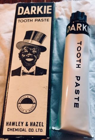 Vintage Darkie Toothpaste By Hailey & Hazel Chemical Co 1940