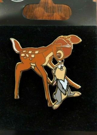 Disney Pin Bambi & Thumper Touching Noses (2001).  Retired