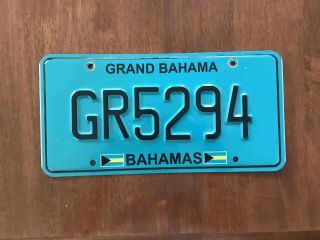 Freeport Grand Bahama The Bahamas License Plate 2018 Series